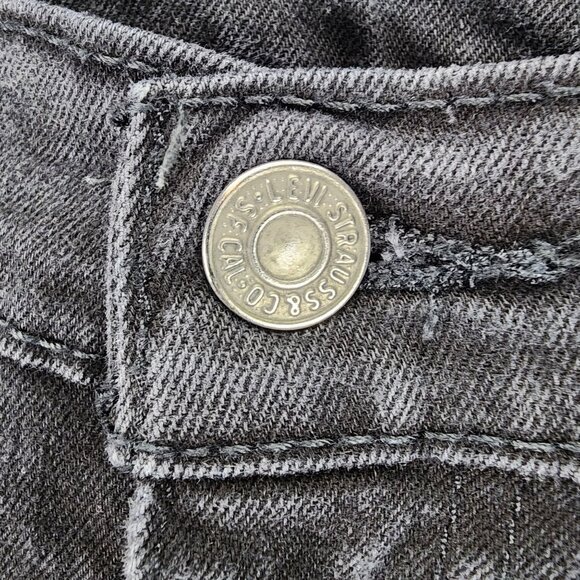 Levi's Jeans Mens 34x32 510 Black Skinny Stretch Mid Rise Cotton Blend - Picture 4 of 13